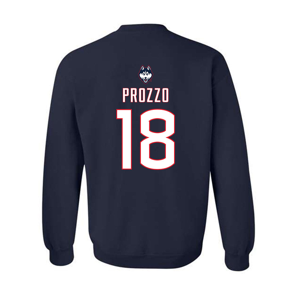 UConn - NCAA Women's Soccer : Riley Prozzo - Sports Shersey Crewneck Sweatshirt-1