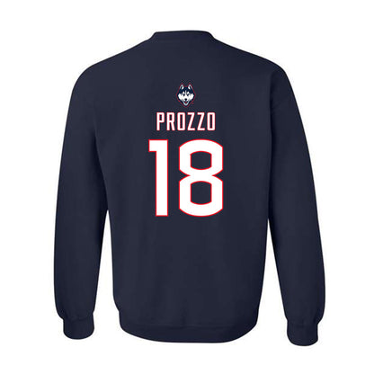 UConn - NCAA Women's Soccer : Riley Prozzo - Sports Shersey Crewneck Sweatshirt-1