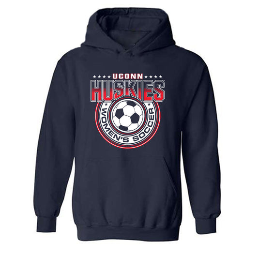 UConn - NCAA Women's Soccer : Elizabeth DiBlasi - Sports Shersey Hooded Sweatshirt-0