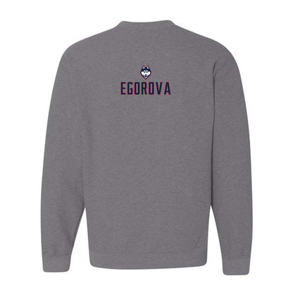 UConn - NCAA Women's Rowing : Polina Egorova - Sports Shersey Crewneck Sweatshirt