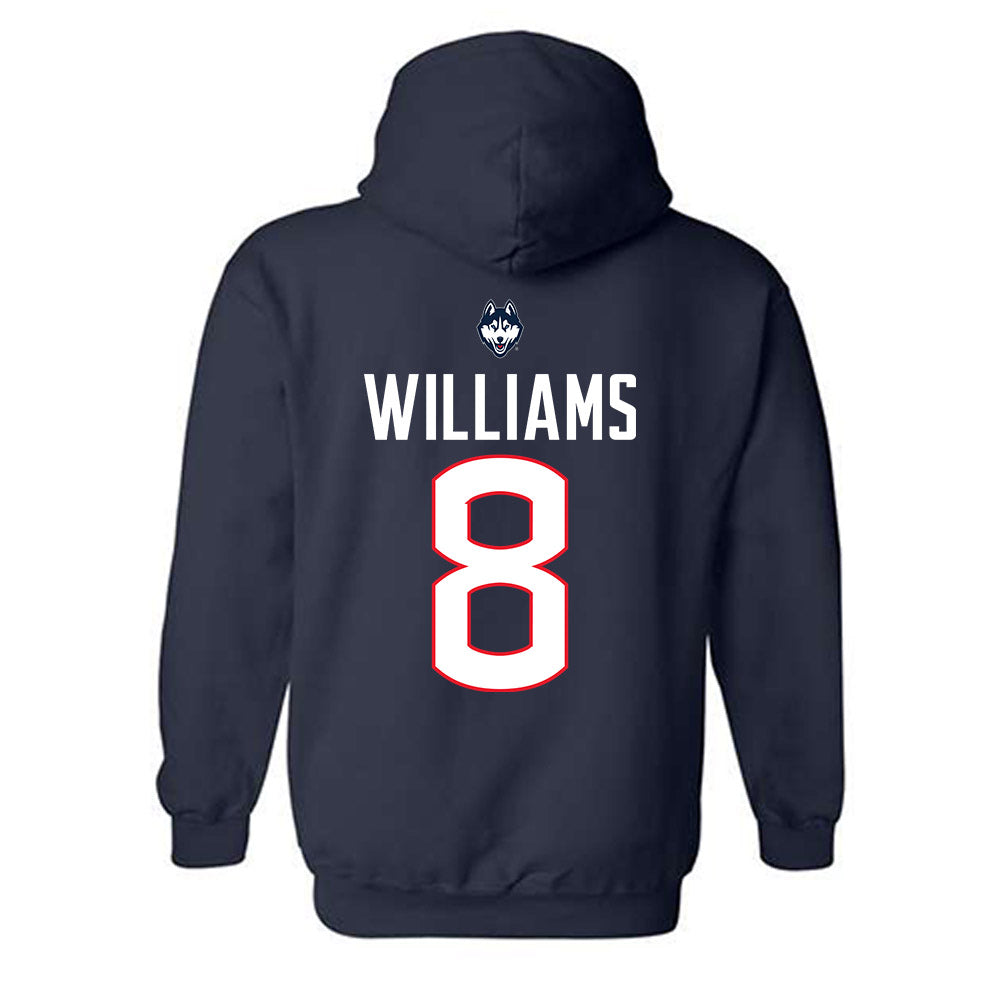 UConn - NCAA Women's Volleyball : Dajah Williams - Hooded Sweatshirt