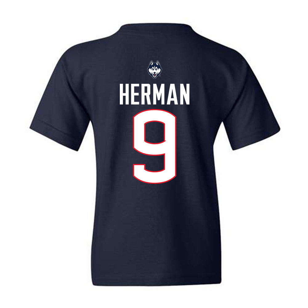 UConn - NCAA Women's Volleyball : Anna Herman - Youth T-Shirt