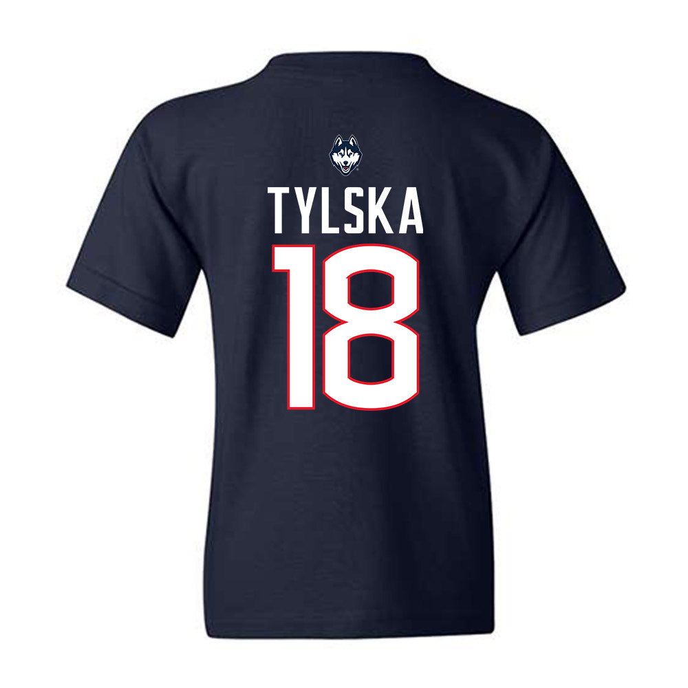 UConn - NCAA Women's Volleyball : Hanna Tylska - Youth T-Shirt-1