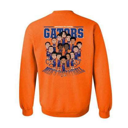 Florida - NCAA Men's Basketball : - Crewneck Sweatshirt Team Caricature