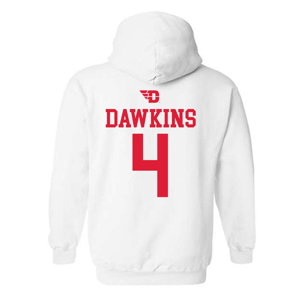 Dayton - NCAA Women's Basketball : Shantavia Dawkins - Classic Shersey Hooded Sweatshirt-1
