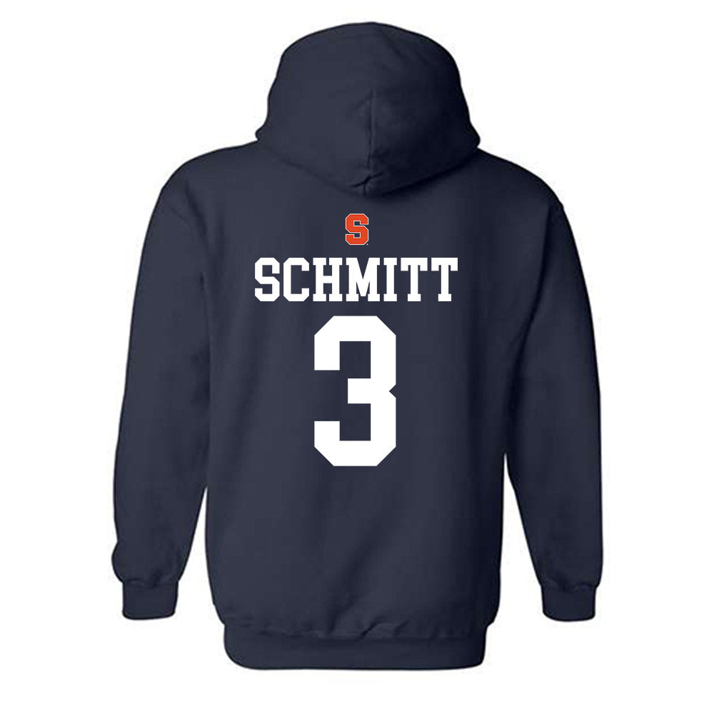Syracuse - NCAA Women's Basketball : Olivia Schmitt - Sports Shersey Hooded Sweatshirt