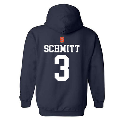 Syracuse - NCAA Women's Basketball : Olivia Schmitt - Sports Shersey Hooded Sweatshirt