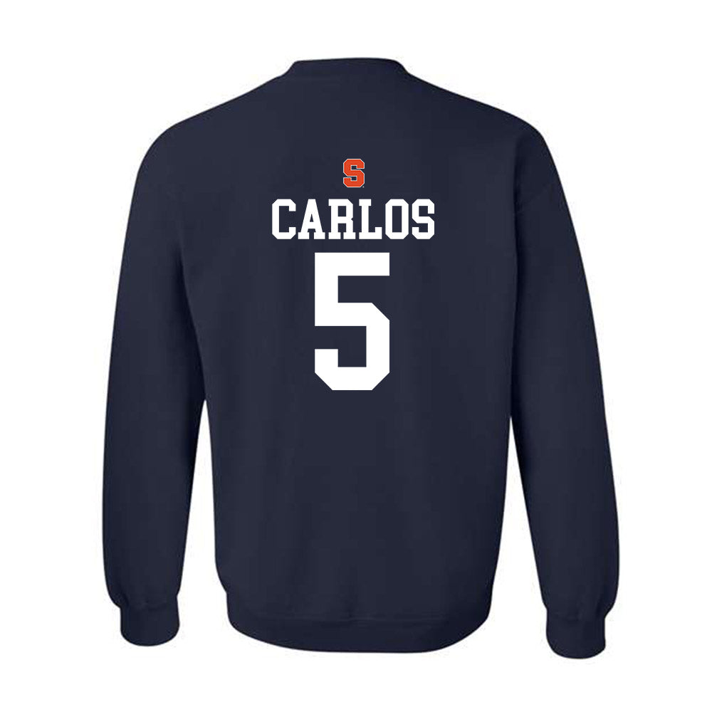 Syracuse - NCAA Men's Basketball : Jaquan Carlos - Sports Shersey Crewneck Sweatshirt