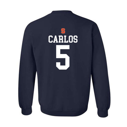 Syracuse - NCAA Men's Basketball : Jaquan Carlos - Sports Shersey Crewneck Sweatshirt