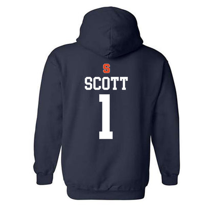 Syracuse - NCAA Women's Basketball : Keira Scott - Sports Shersey Hooded Sweatshirt