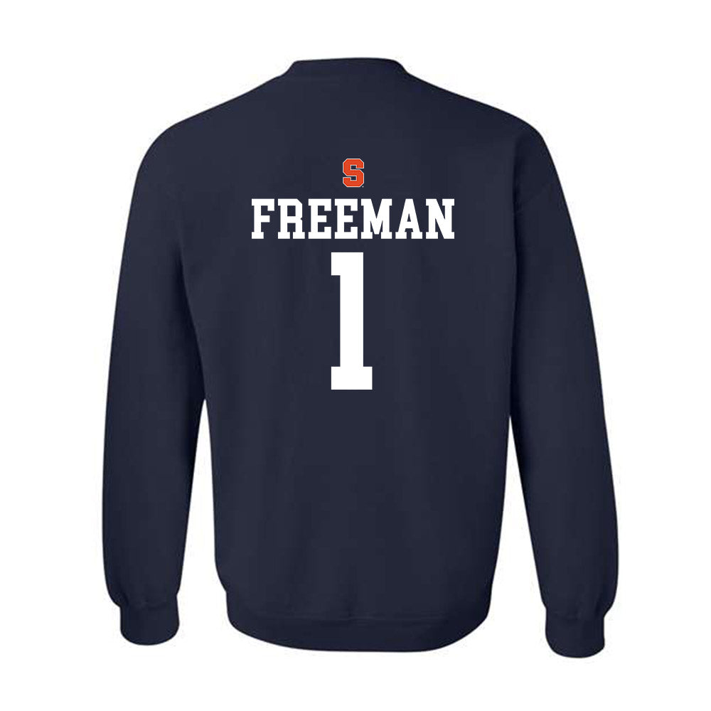 Syracuse - NCAA Men's Basketball : Donavan Freeman - Sports Shersey Crewneck Sweatshirt