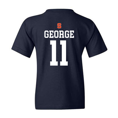 Syracuse - NCAA Men's Basketball : Naithan George - Sports Shersey Youth T-Shirt-1