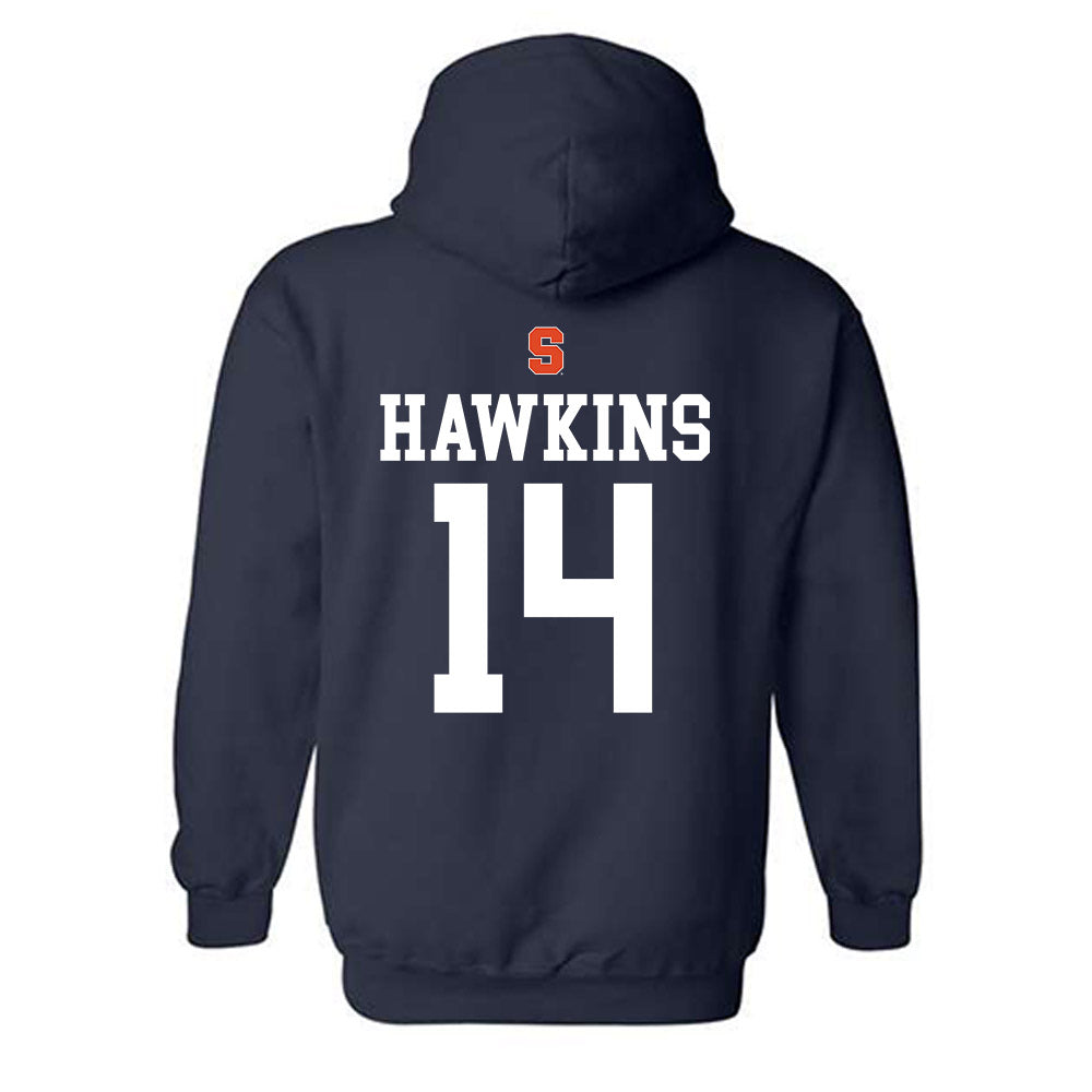 Syracuse - NCAA Women's Basketball : Shy Hawkins - Sports Shersey Hooded Sweatshirt