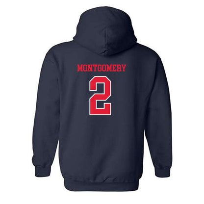 Dayton - NCAA Men's Basketball : De'Shayne Montgomery - Classic Shersey Hooded Sweatshirt-1