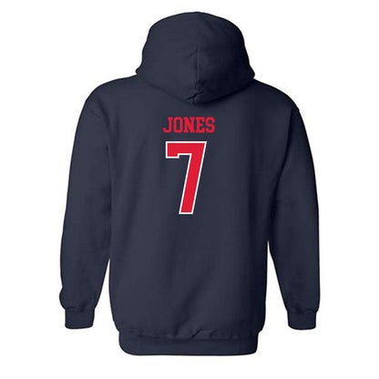 Dayton - NCAA Men's Basketball : Keonte Jones - Classic Shersey Hooded Sweatshirt-1