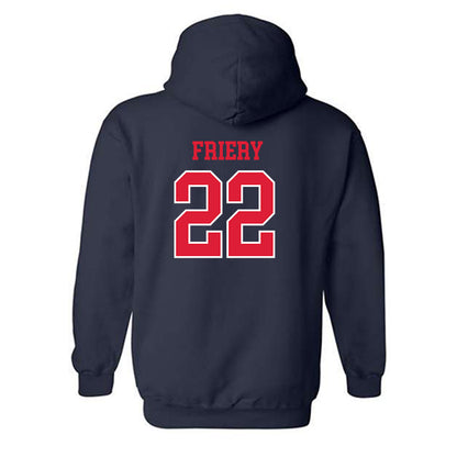 Dayton - NCAA Men's Basketball : Damon Friery - Classic Shersey Hooded Sweatshirt-1