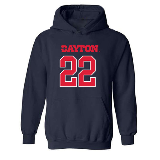 Dayton - NCAA Men's Basketball : Damon Friery - Classic Shersey Hooded Sweatshirt-0