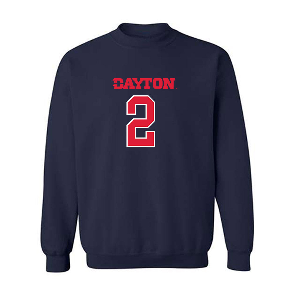 Dayton - NCAA Men's Basketball : De'Shayne Montgomery - Classic Shersey Crewneck Sweatshirt-0