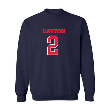 Dayton - NCAA Men's Basketball : De'Shayne Montgomery - Classic Shersey Crewneck Sweatshirt-0