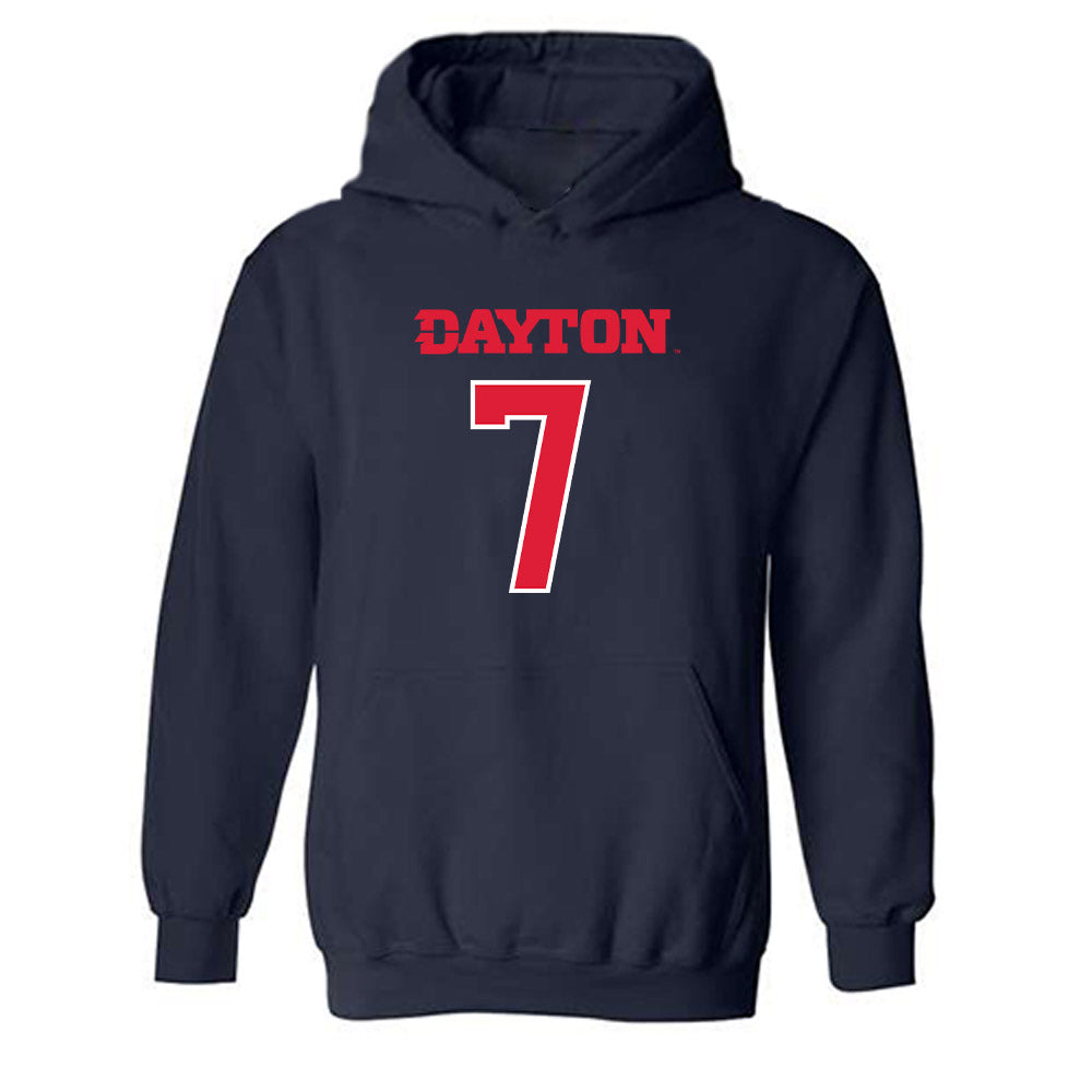 Dayton - NCAA Men's Basketball : Keonte Jones - Classic Shersey Hooded Sweatshirt-0