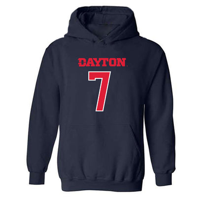 Dayton - NCAA Men's Basketball : Keonte Jones - Classic Shersey Hooded Sweatshirt-0