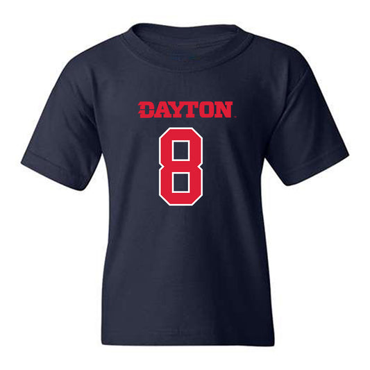 Dayton - NCAA Men's Basketball : Jaron McKie - Classic Shersey Youth T-Shirt-0