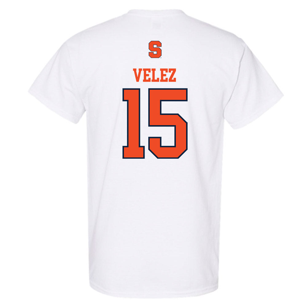 Syracuse - NCAA Women's Basketball : Angelica Velez - Classic Shersey T-Shirt-1