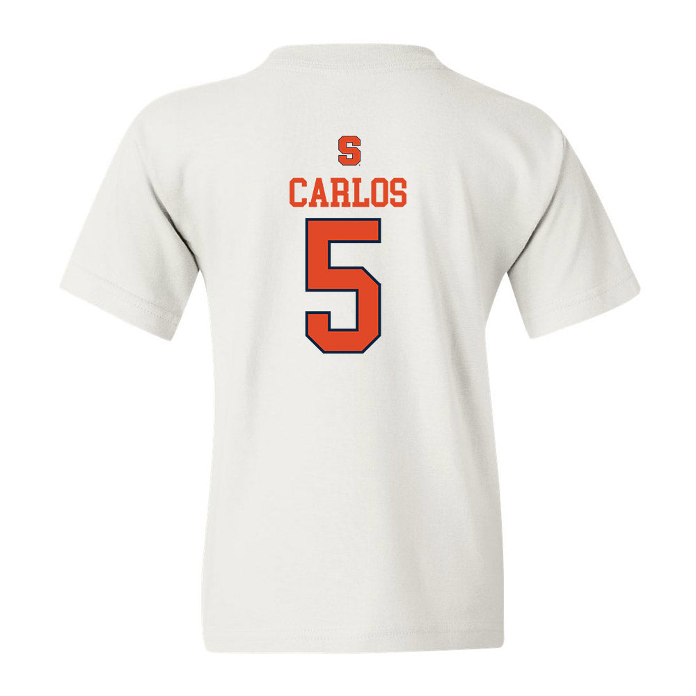 Syracuse - NCAA Men's Basketball : Jaquan Carlos - Classic Shersey Youth T-Shirt