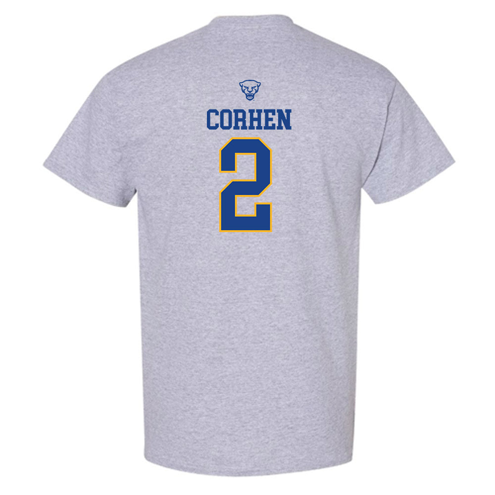 Pittsburgh - NCAA Men's Basketball : Cam Corhen - Classic Shersey T-Shirt-1
