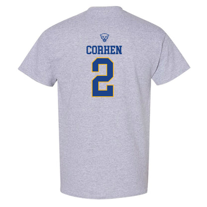 Pittsburgh - NCAA Men's Basketball : Cam Corhen - Classic Shersey T-Shirt-1
