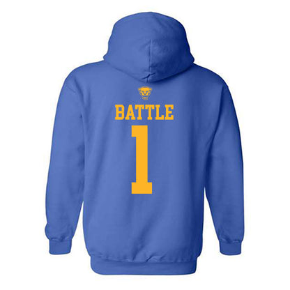 Pittsburgh - NCAA Women's Basketball : Aaryn Battle - Sports Shersey Hooded Sweatshirt