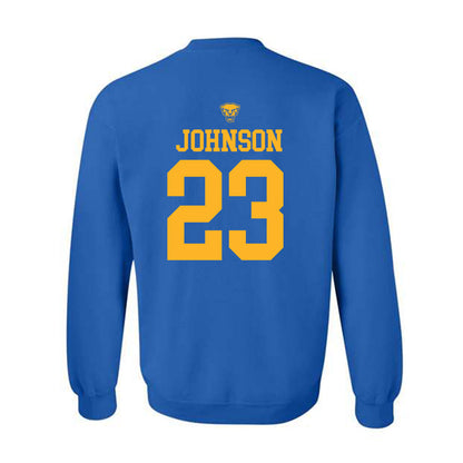 Pittsburgh - NCAA Women's Basketball : Mikayla Johnson - Sports Shersey Crewneck Sweatshirt-1