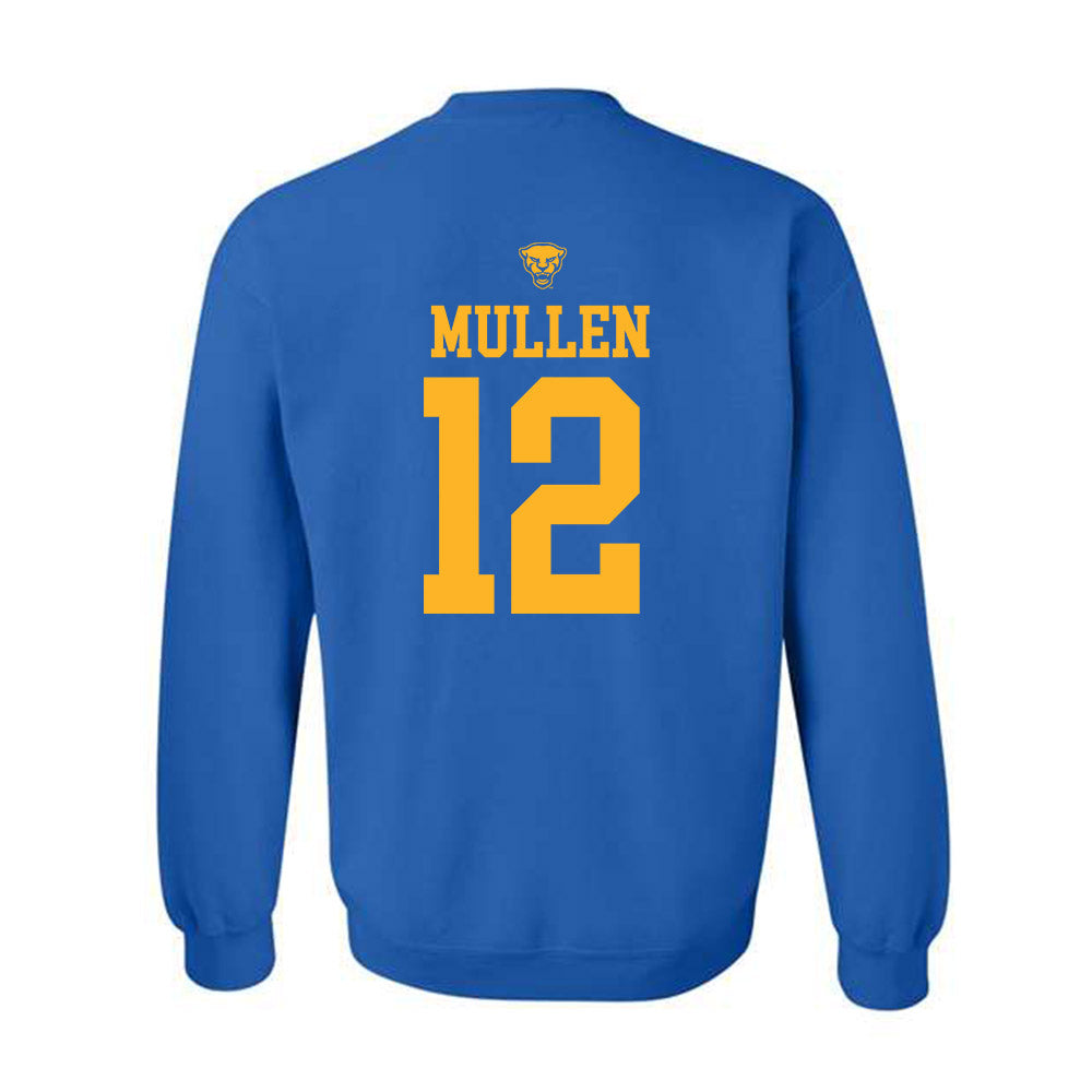Pittsburgh - NCAA Men's Basketball : Kieran Mullen - Sports Shersey Crewneck Sweatshirt-1