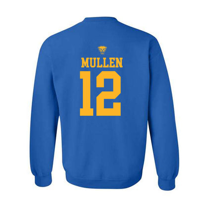 Pittsburgh - NCAA Men's Basketball : Kieran Mullen - Sports Shersey Crewneck Sweatshirt-1