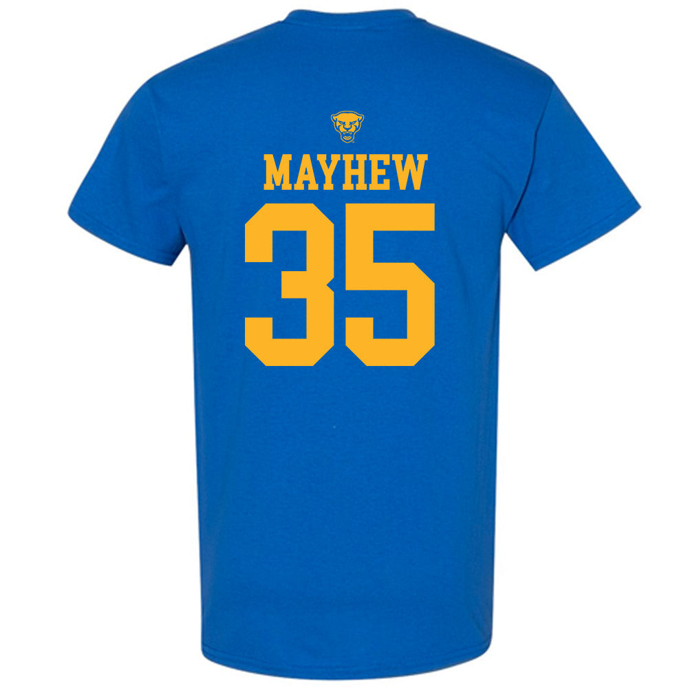 Pittsburgh - NCAA Men's Basketball : Benjamin Mayhew - Sports Shersey T-Shirt-1