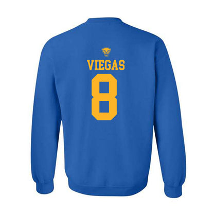 Pittsburgh - NCAA Women's Basketball : Carla Viegas - Sports Shersey Crewneck Sweatshirt-1