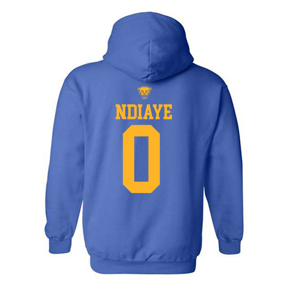 Pittsburgh - NCAA Men's Basketball : Amdy Ndiaye - Sports Shersey Hooded Sweatshirt-1