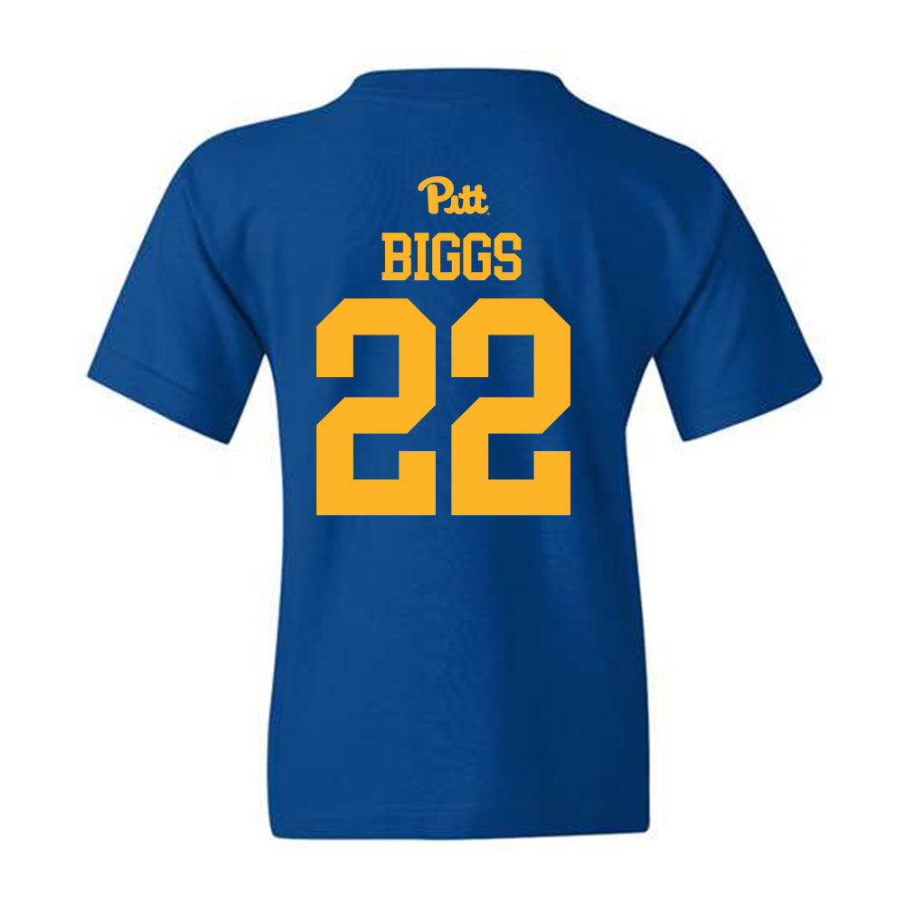 Pittsburgh - NCAA Women's Basketball : Audrey Biggs - Youth T-Shirt