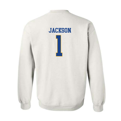 Pittsburgh - NCAA Men's Basketball : Dishon Jackson - Classic Shersey Crewneck Sweatshirt-1
