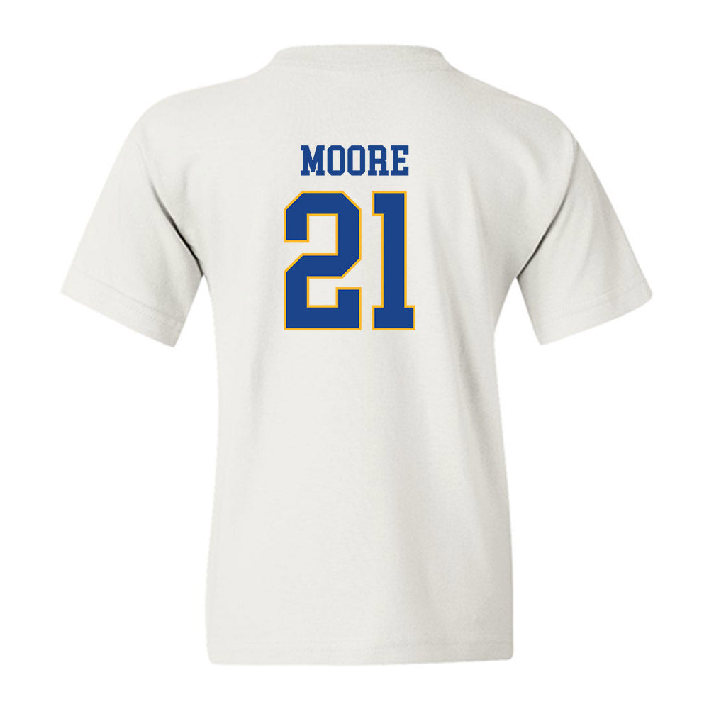 Pittsburgh - NCAA Men's Basketball : Macari Moore - Classic Shersey Youth T-Shirt-1