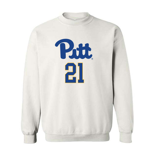 Pittsburgh - NCAA Men's Basketball : Macari Moore - Classic Shersey Crewneck Sweatshirt-0