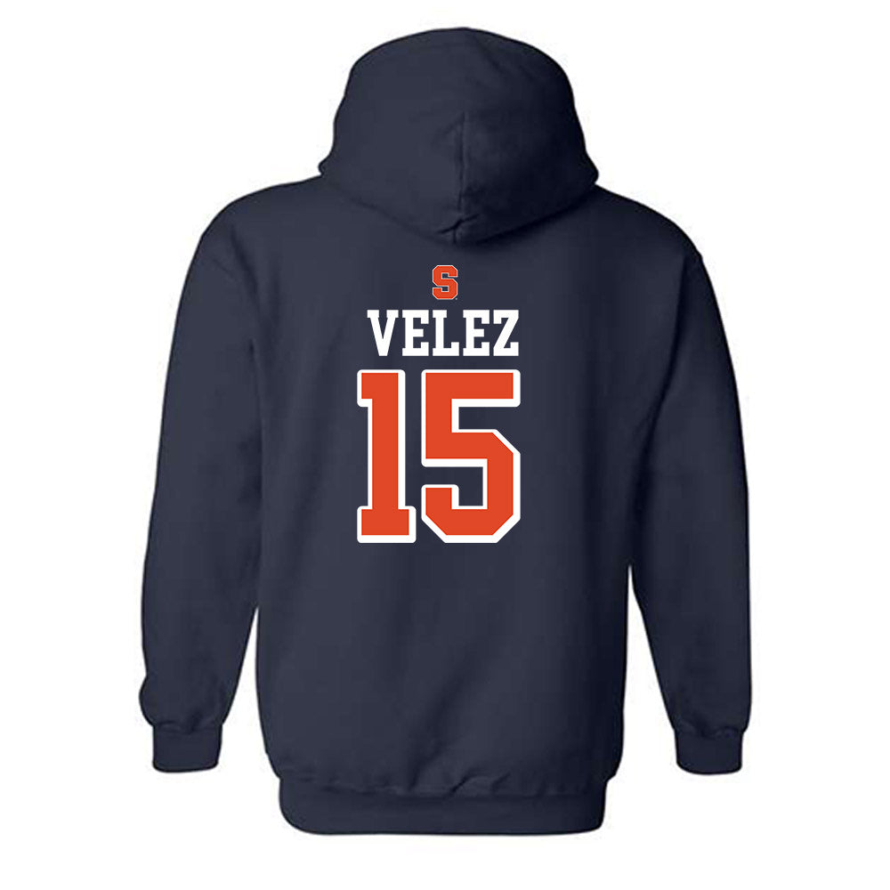 Syracuse - NCAA Women's Basketball : Angelica Velez - Hooded Sweatshirt