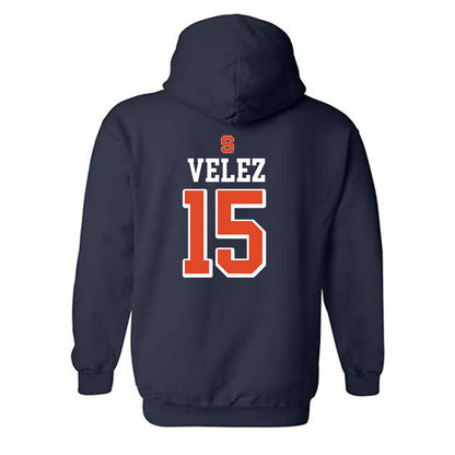 Syracuse - NCAA Women's Basketball : Angelica Velez - Hooded Sweatshirt