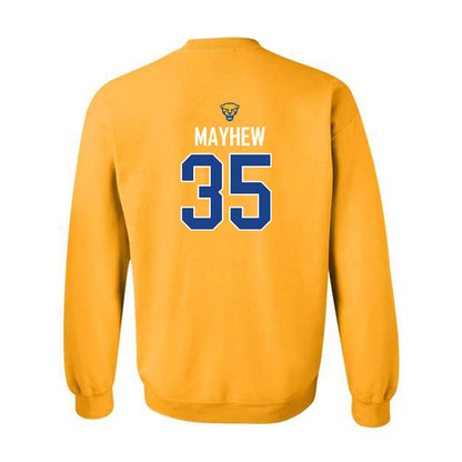 Pittsburgh - NCAA Men's Basketball : Benjamin Mayhew - Sports Shersey Crewneck Sweatshirt-1