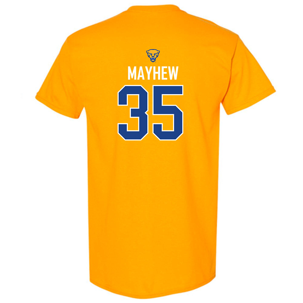 Pittsburgh - NCAA Men's Basketball : Benjamin Mayhew - Sports Shersey T-Shirt-1