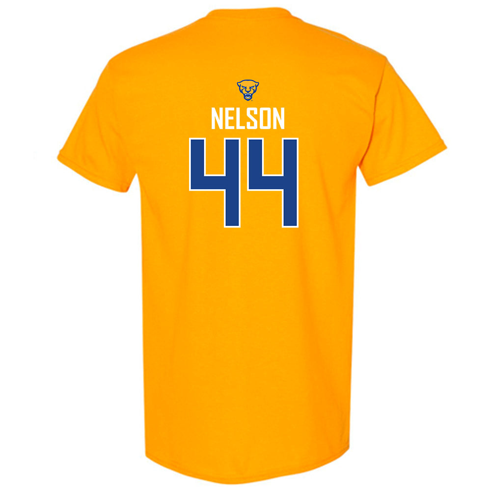 Pittsburgh - NCAA Men's Basketball : Jajuan Nelson - Sports Shersey T-Shirt-1