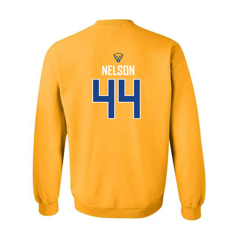 Pittsburgh - NCAA Men's Basketball : Jajuan Nelson - Sports Shersey Crewneck Sweatshirt-1