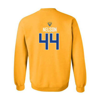 Pittsburgh - NCAA Men's Basketball : Jajuan Nelson - Sports Shersey Crewneck Sweatshirt-1