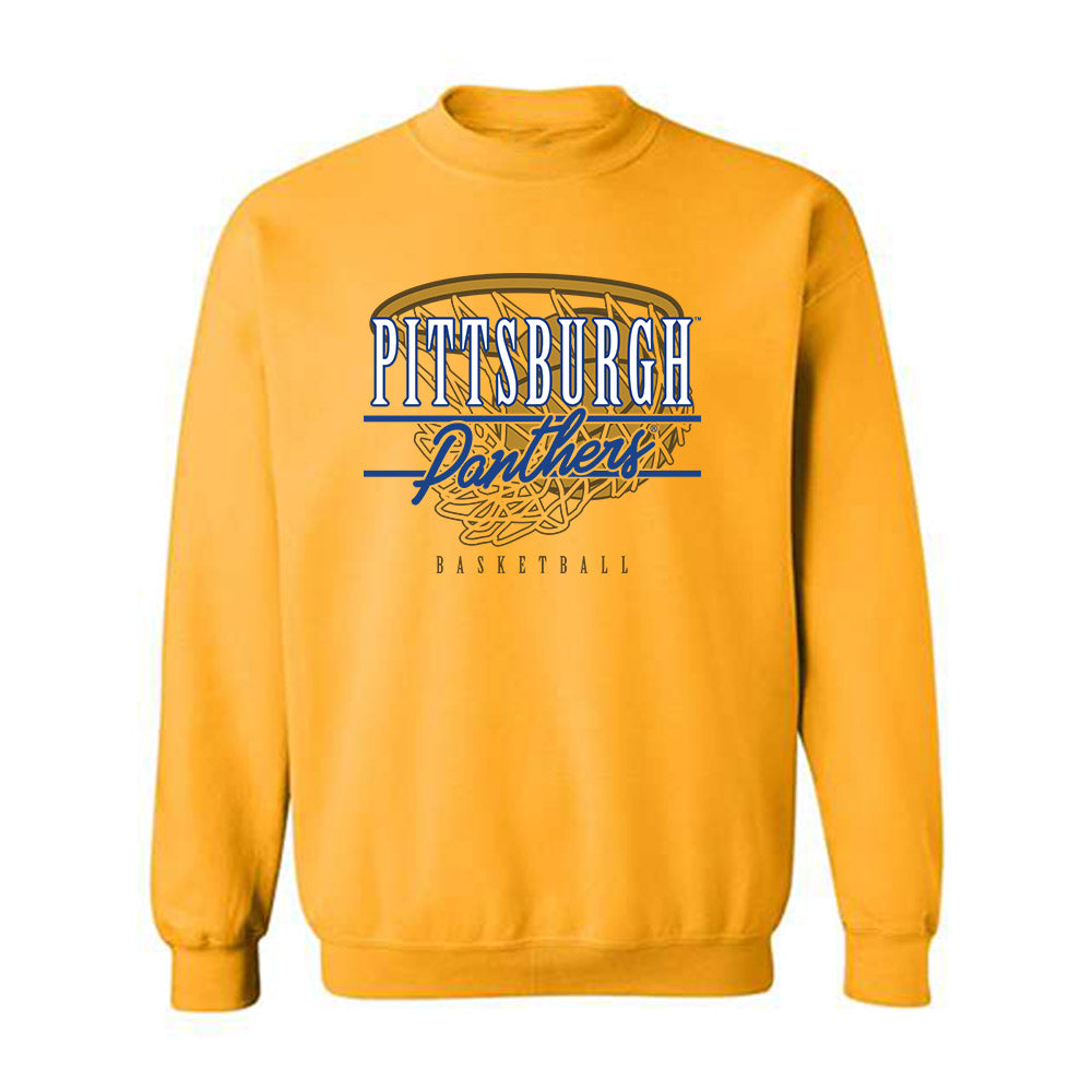 Pittsburgh - NCAA Men's Basketball : Benjamin Mayhew - Sports Shersey Crewneck Sweatshirt-0