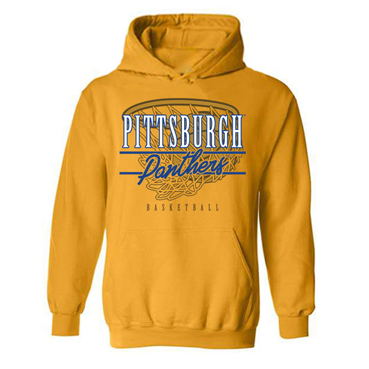 Pittsburgh - NCAA Men's Basketball : Kieran Mullen - Sports Shersey Hooded Sweatshirt-0